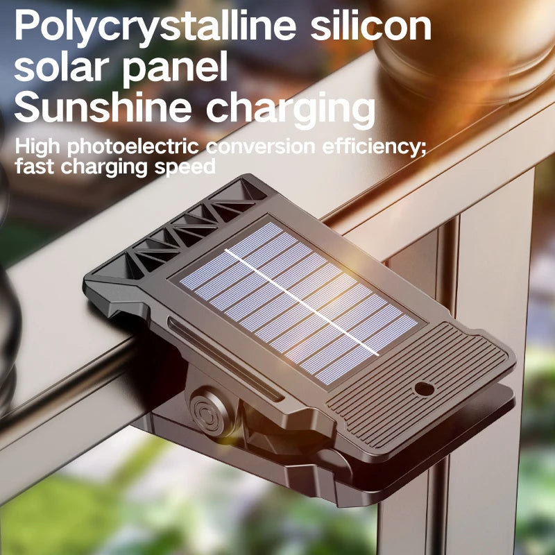 Solstice Solar Clip Lamp | Motion Sensor Garden Wall Light