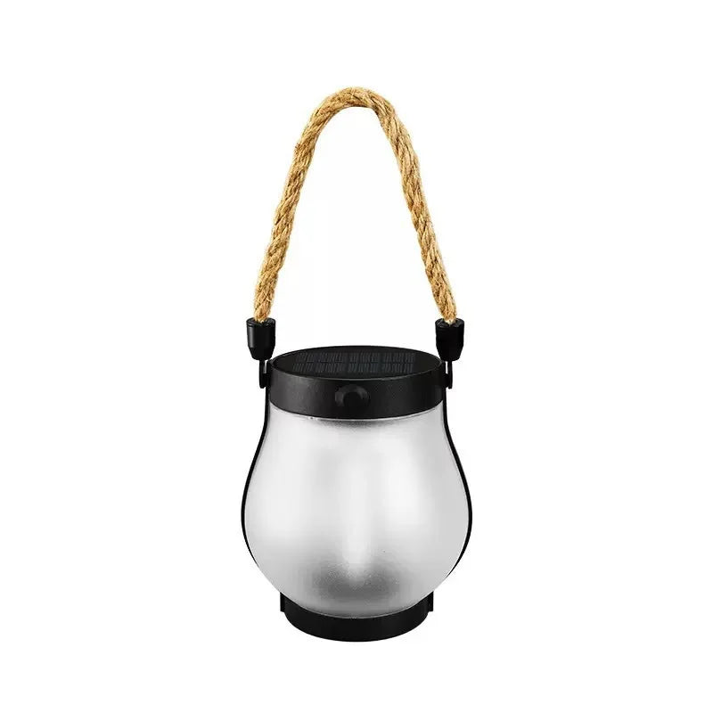 Ember Solar Flame Lantern | Flickering Hanging Garden Light