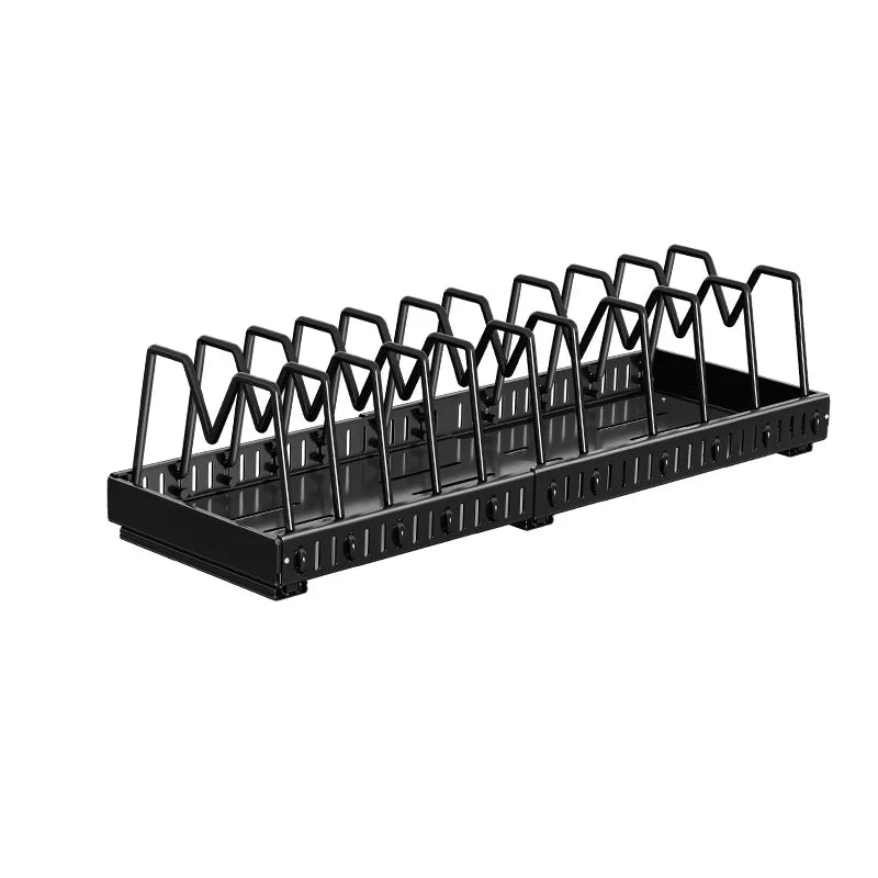 Glide-Out Pot & Lid Organiser | Sliding Cabinet Rack