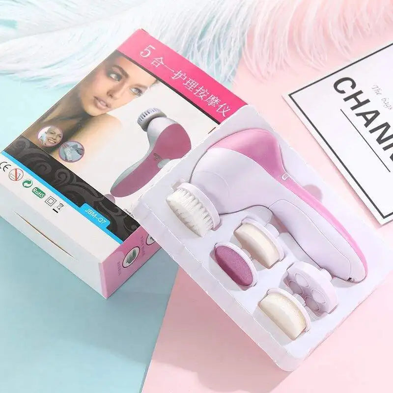 Bloom Facial Brush | 5-in-1 Battery Face Cleansing Brush