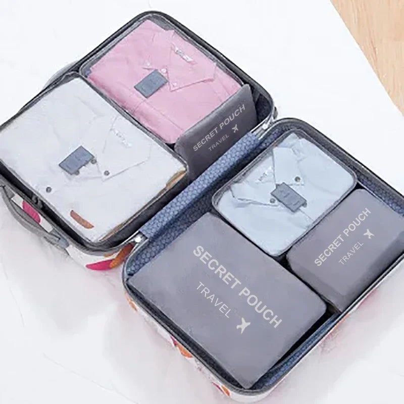 PackNest Travel Cubes | Waterproof Packing Bags, 6-Piece Set
