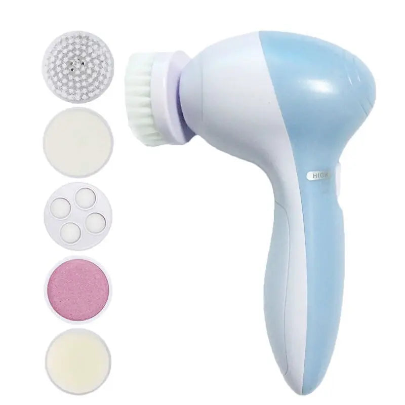 Bloom Facial Brush | 5-in-1 Battery Face Cleansing Brush