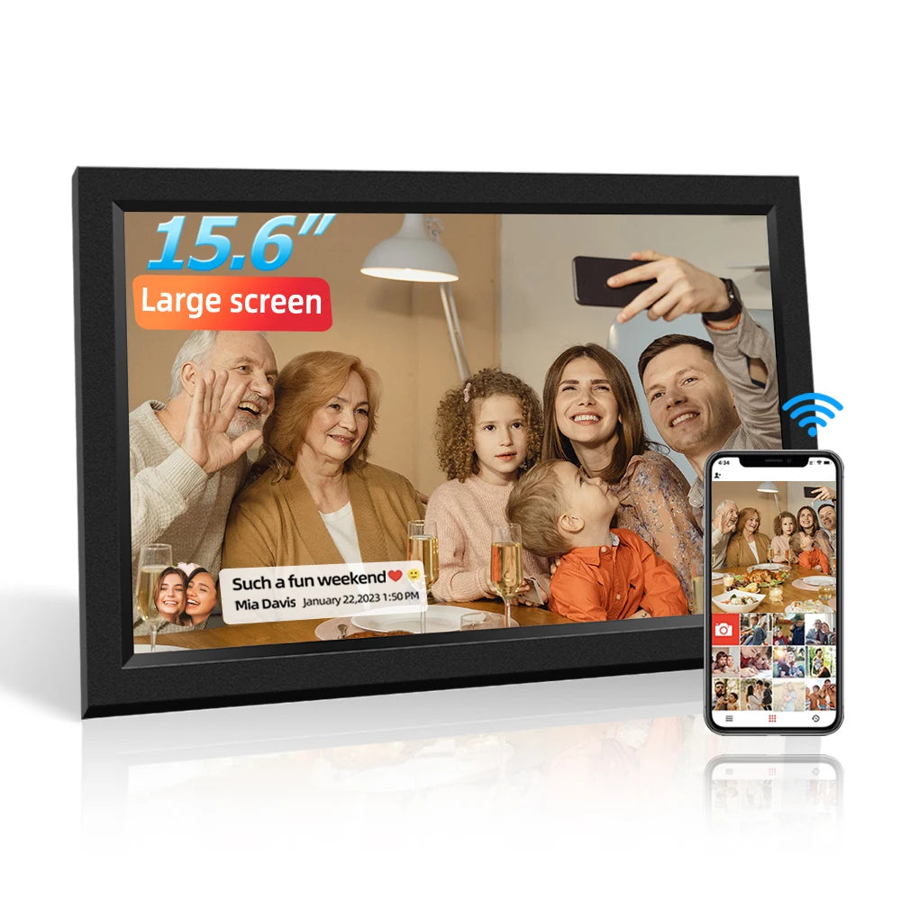 MemoryLane 15.6" WiFi Photo Frame | Full HD Touchscreen Picture Frame