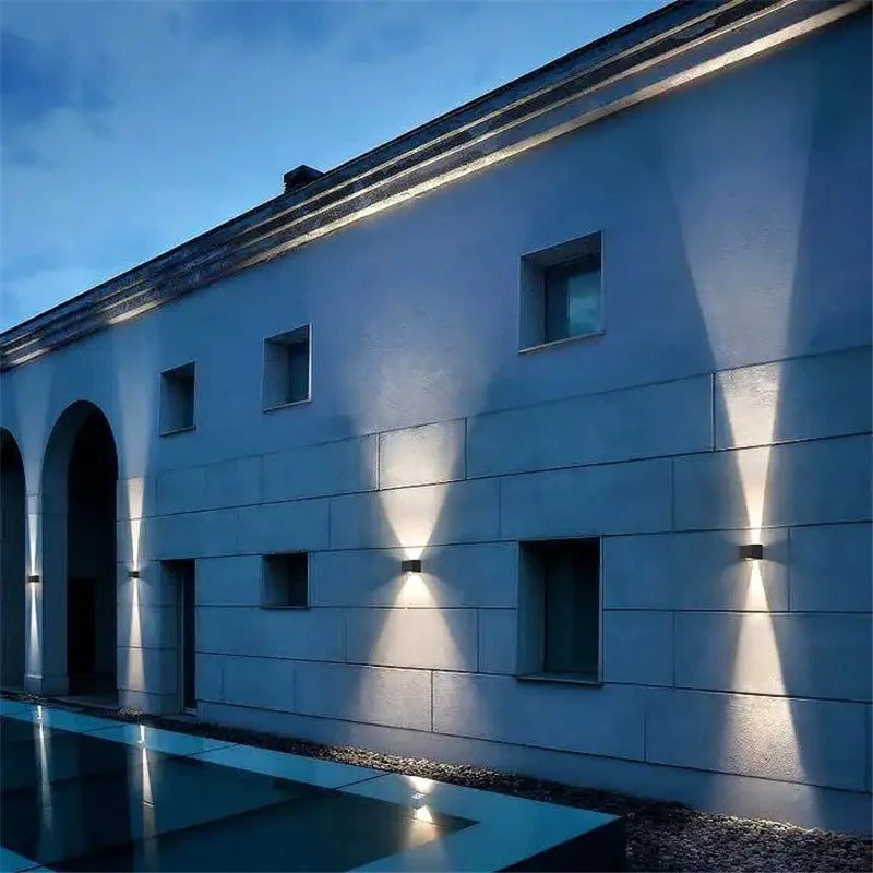 Beam Solar Up & Down Wall Lamp | Adjustable Angle Outdoor Wall Light
