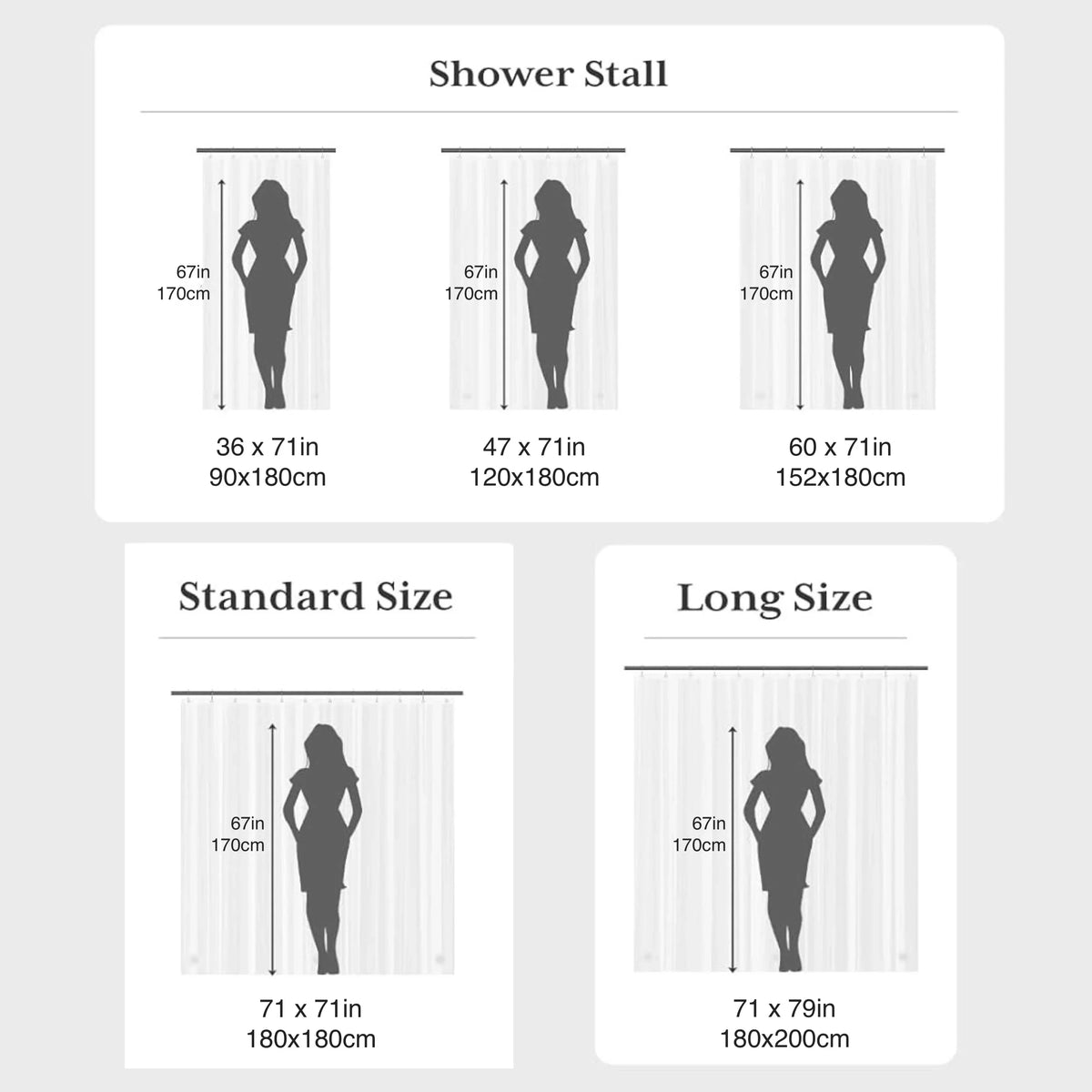 Fernleaf Shower Curtain | Clear Leaf Print PEVA Liner