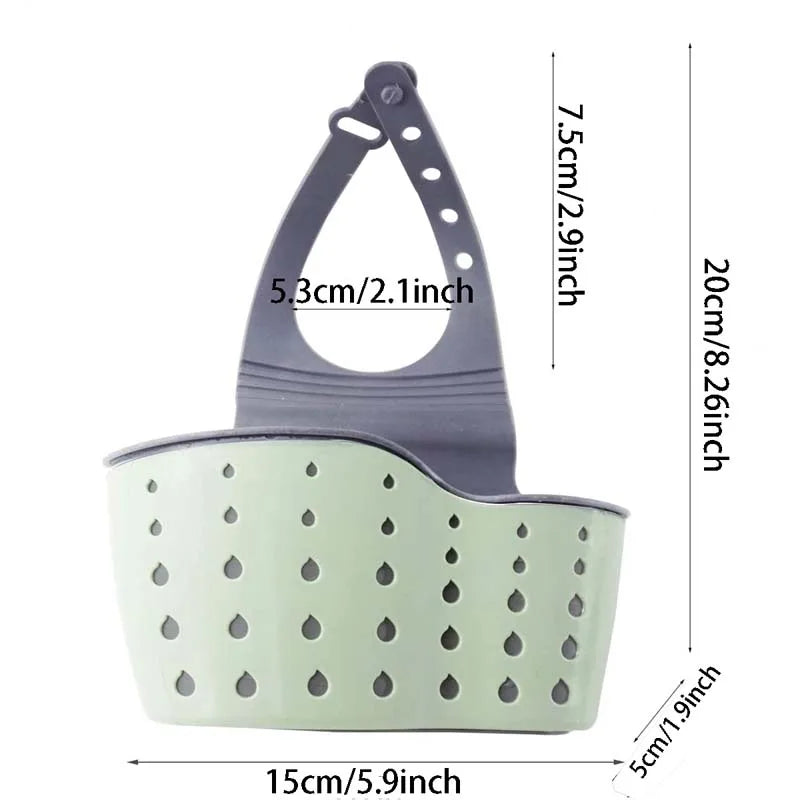 Drip Dry Tap Caddy | Hanging Sink Sponge Holder