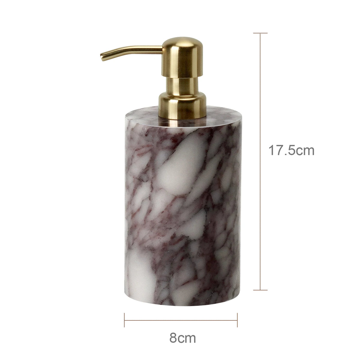 Viola Marble Bathroom Collection | Purple-Veined Natural Marble Accessories