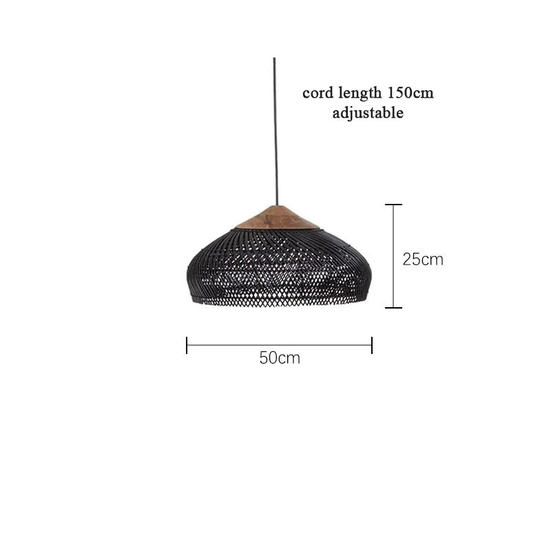 Nest Rattan Pendant Light | Handwoven Wicker Lamp Shade