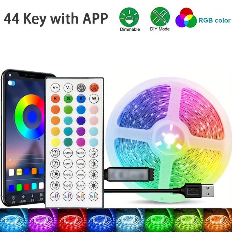 Lagoon RGB Strip Lights | App & Remote LED Tape, 1 to 40m