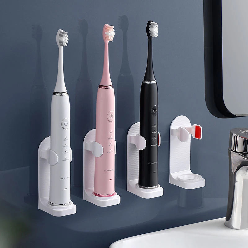 BrushDock Toothbrush Holder | Wall-Mount Electric Brush Stand