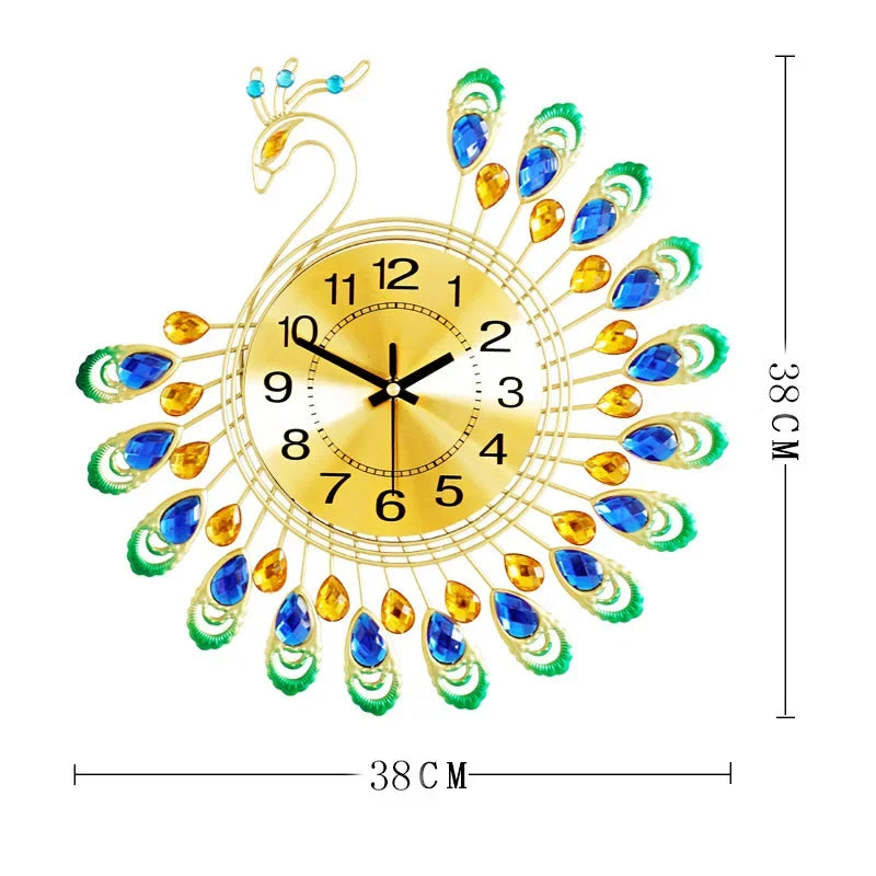 Starburst Wall Clock | Luxury Gold Silent Decorative Clock