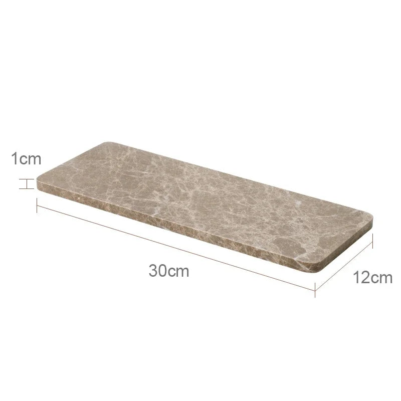 Emperador Marble Bathroom Collection | Natural Stone Vanity Accessories