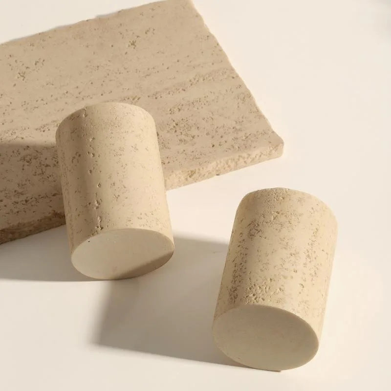 Travertine Bathroom Collection | Natural Stone Vanity Accessories