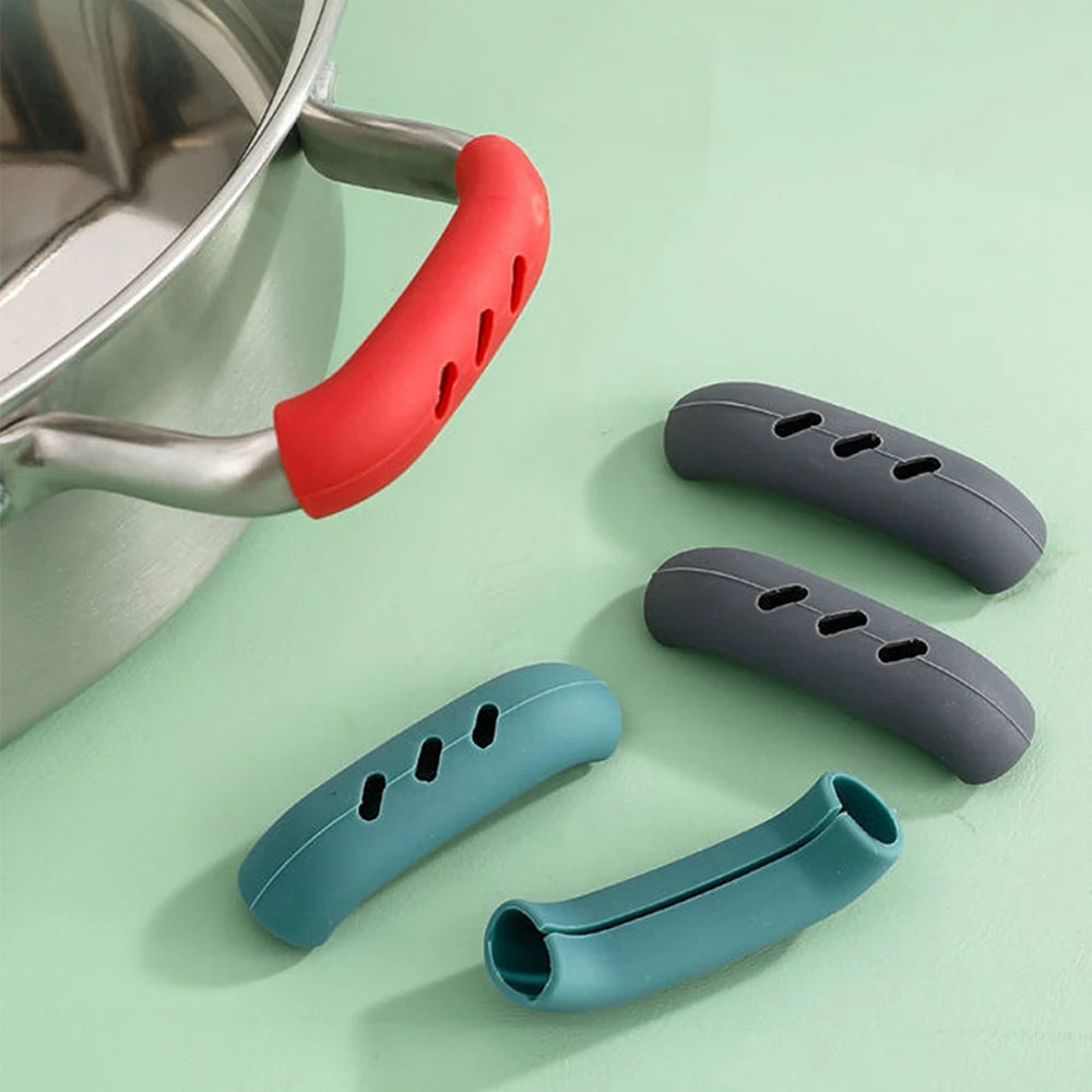 CoolGrip Handle Sleeves | Silicone Pan Handle Covers, 2 Pack