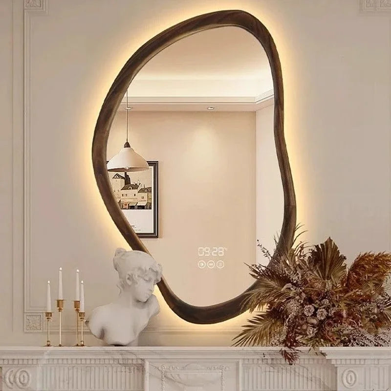 Ripple LED Wall Mirror | Wavy Asymmetric Backlit Mirror