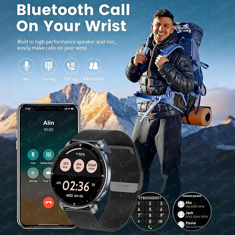 Aura AMOLED Smartwatch | Bluetooth Calling Fitness Watch