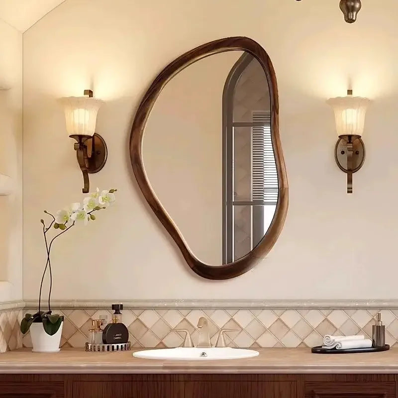 Ripple LED Wall Mirror | Wavy Asymmetric Backlit Mirror