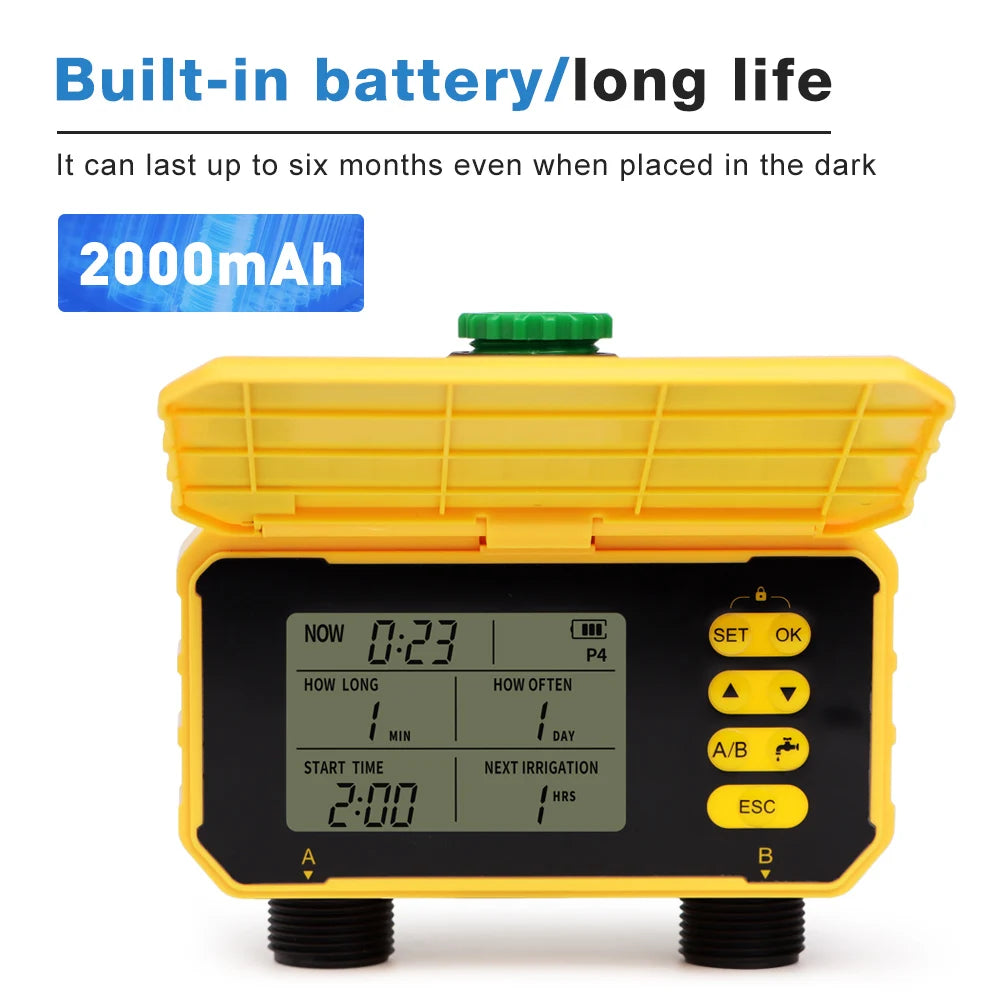 SunDrip Solar Water Timer | Smart Garden Tap Timer with Optional WiFi