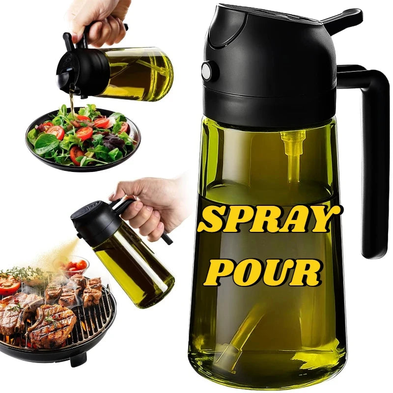 Olive Grove Oil Sprayer | 2-in-1 Spray & Pour Bottle