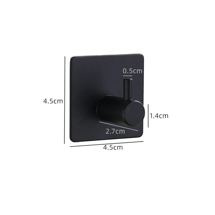 Steel Line Adhesive Hooks | Rustproof Towel & Robe Rail