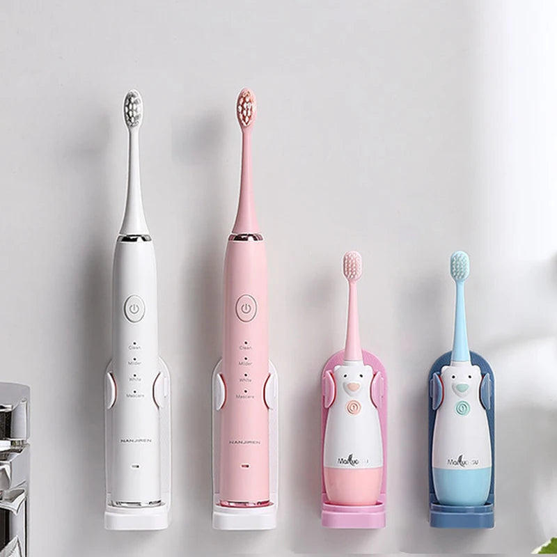 BrushDock Toothbrush Holder | Wall-Mount Electric Brush Stand