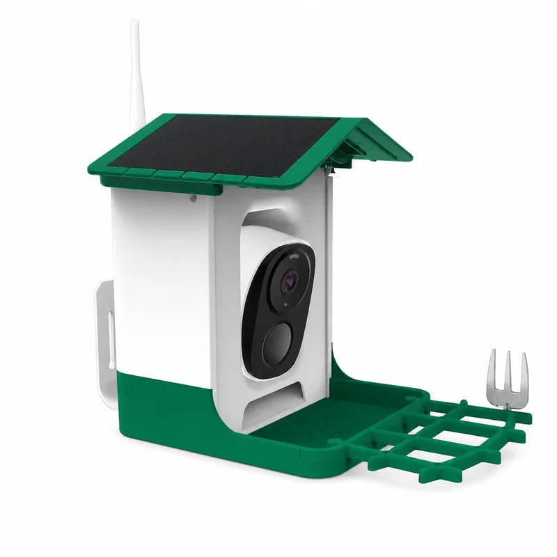 BirdView Solar Feeder Camera | Smart Bird Feeder with Two-Way Audio