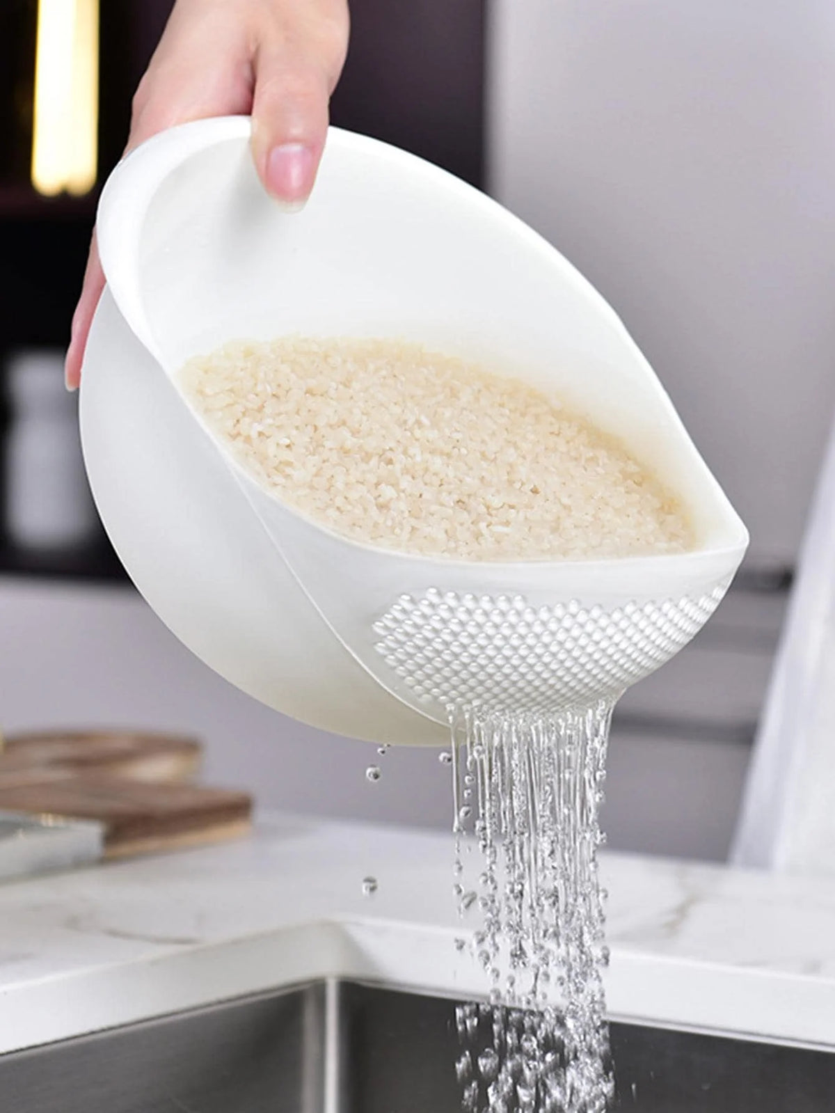 Brookside Drain Basket | Colander Bowl with Handle, 1 or 3 Pack