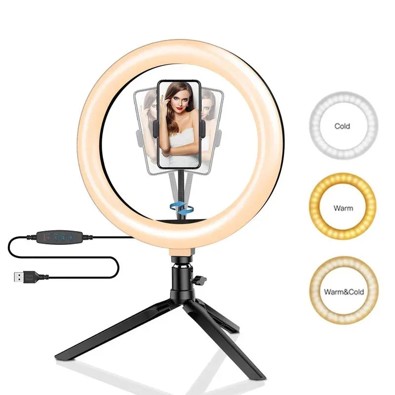 StudioGlow Ring Light Kit | 10 Inch LED with Tripod