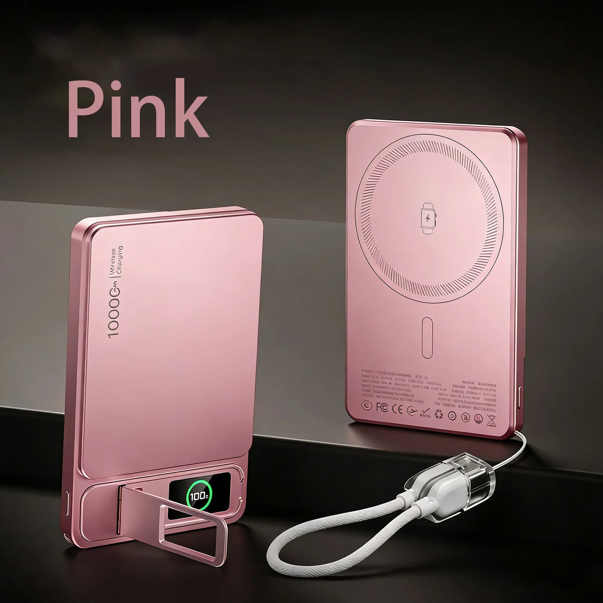AlloyCharge Magnetic Power Bank | Digital Display, 20W