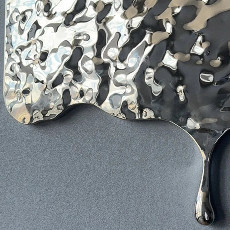 Ribbon Metal Wall Sculpture | Minimalist 3D Wall Art