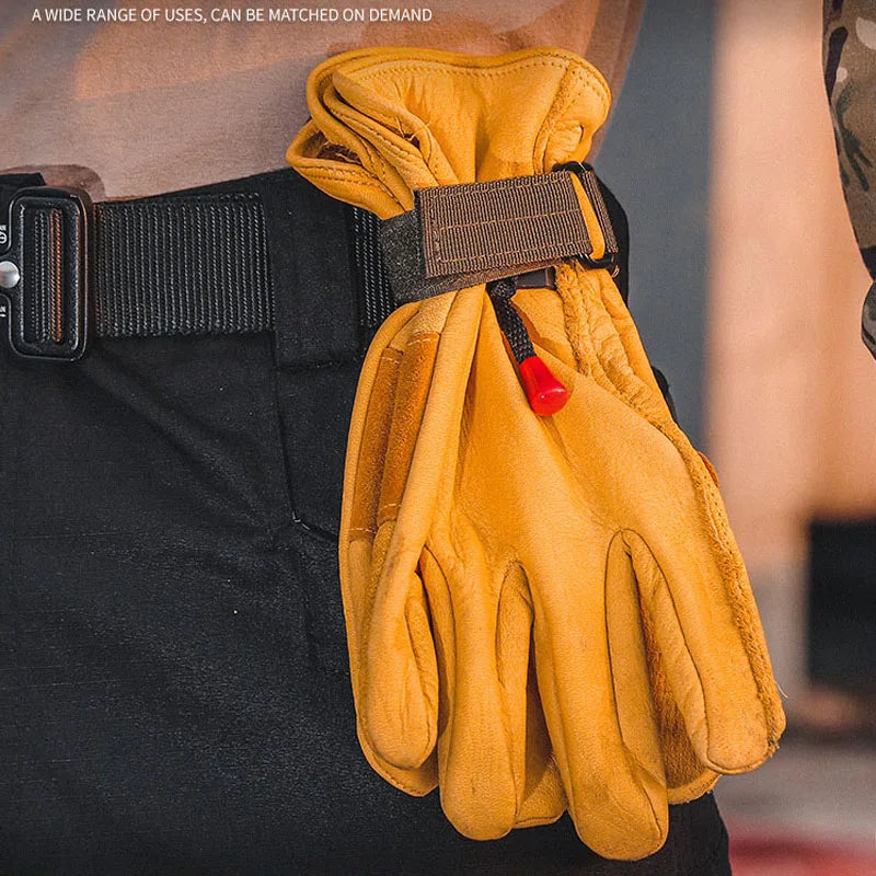 GripLock Glove Clip | Nylon Utility Hook for Belts & Bags