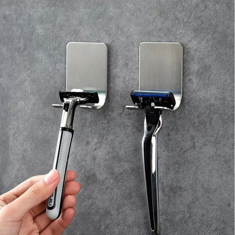 Hang Tidy Razor Holder | Adhesive Shaver Hooks, 2 Pack