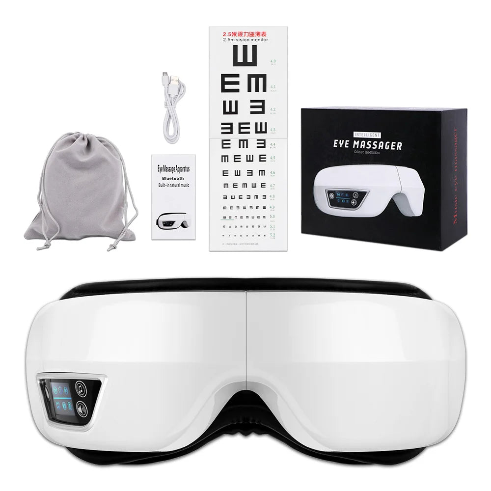 Serene Eye Massager | Heated Airbag Eye Mask with Bluetooth