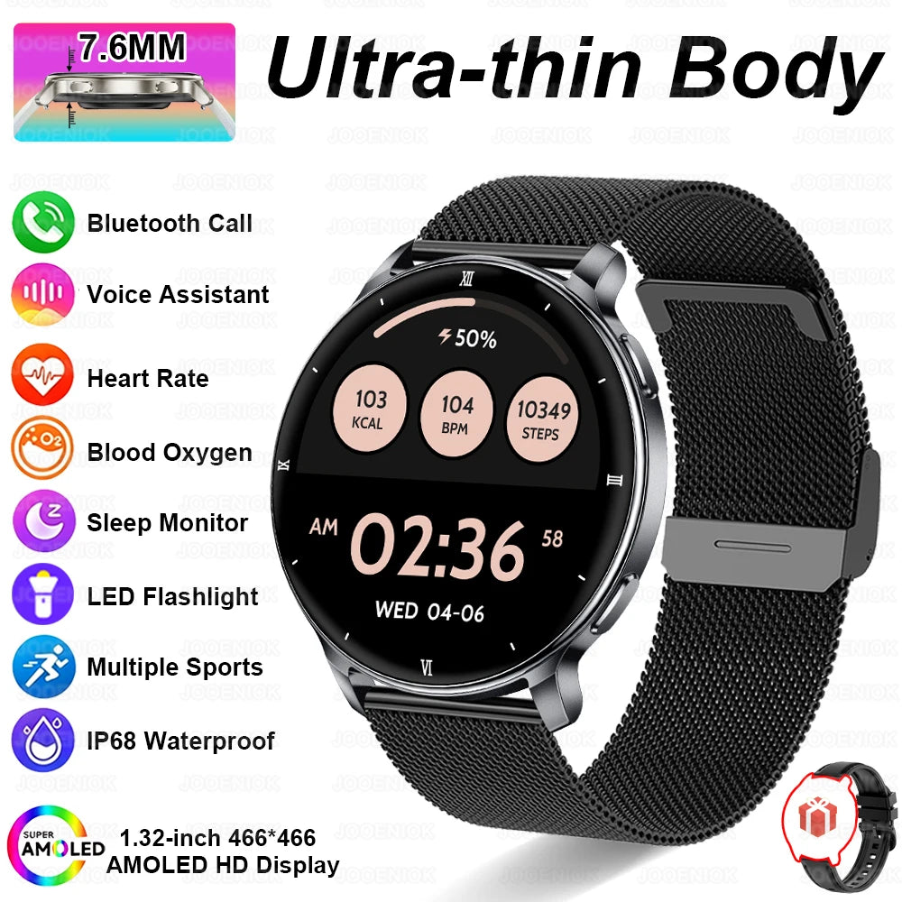 Aura AMOLED Smartwatch | Bluetooth Calling Fitness Watch