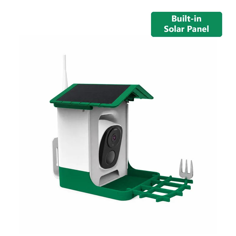 BirdView Solar Feeder Camera | Smart Bird Feeder with Two-Way Audio