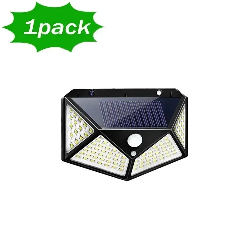 SunGuard Solar Spotlight | 100 LED Motion Sensor Garden Light