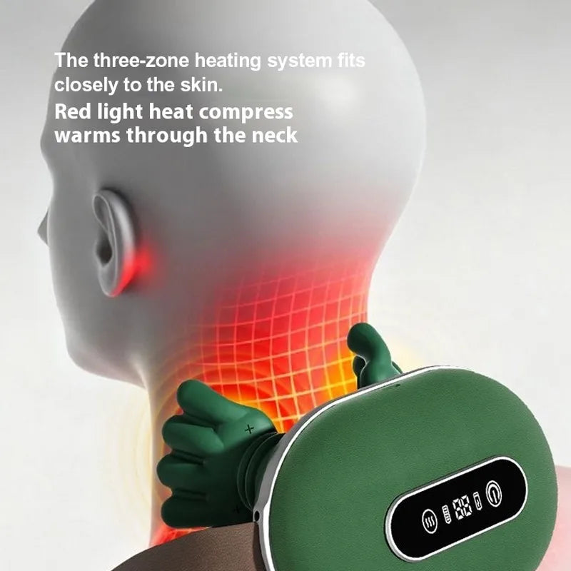 ThermaKnead Neck & Shoulder Massager | 4D Heated Wireless Massager