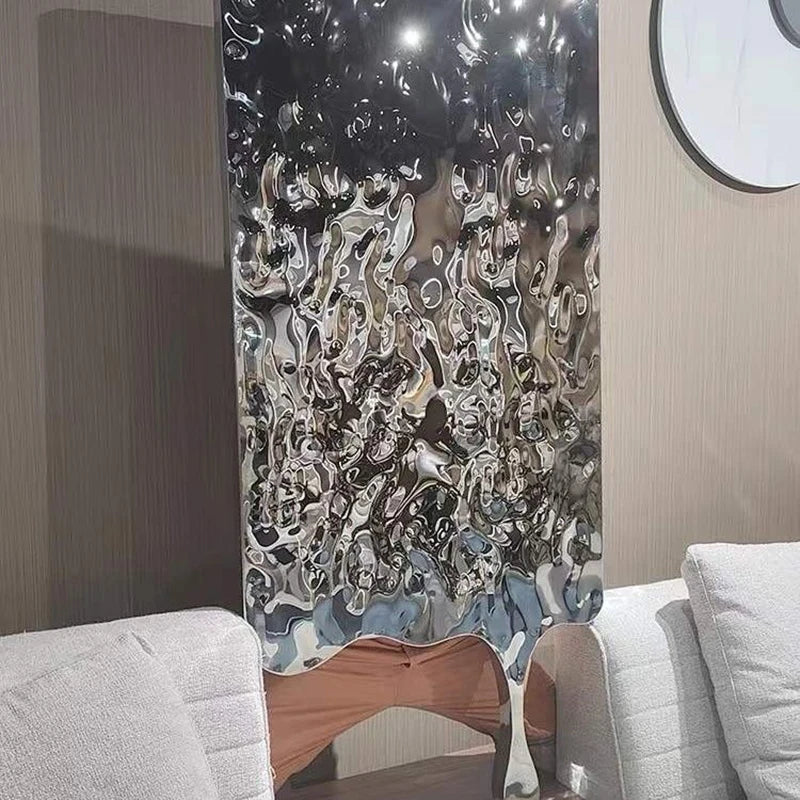 Ribbon Metal Wall Sculpture | Minimalist 3D Wall Art