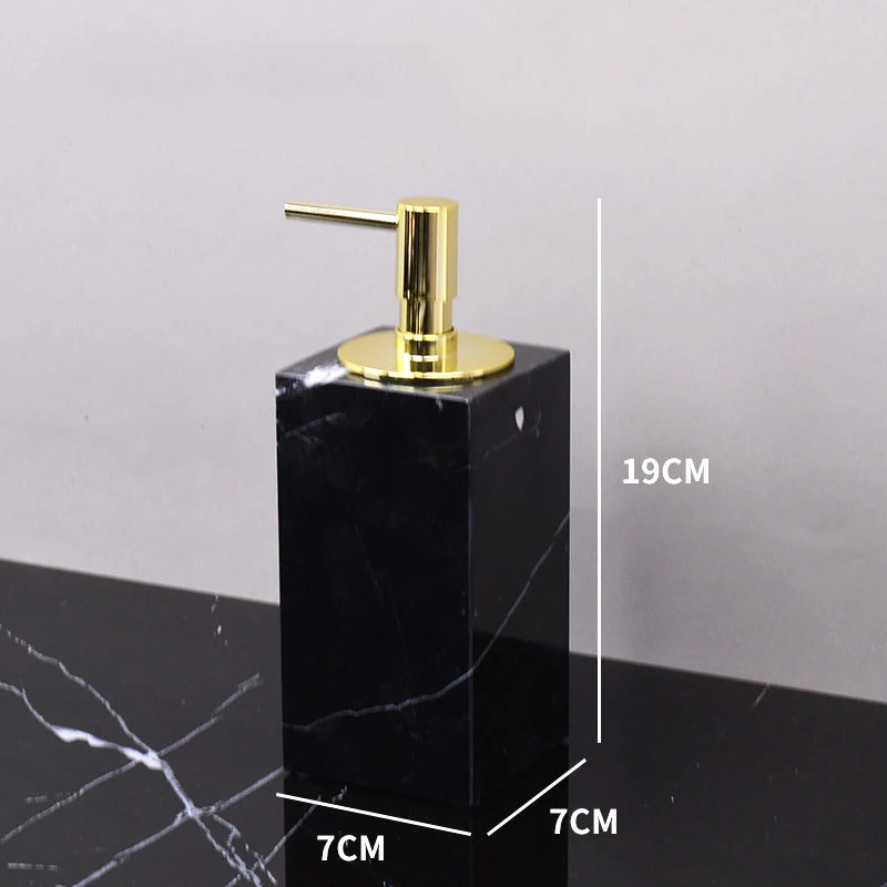 Nero Marble Bathroom Collection | Black Natural Marble Vanity Accessories