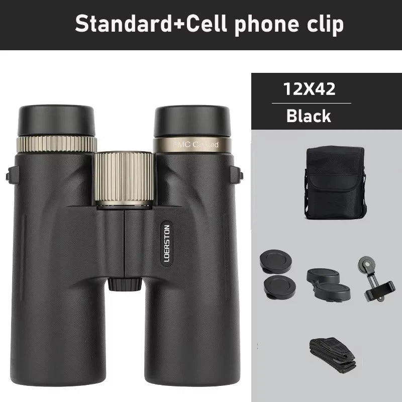 ClearView 12x42 Binoculars | High-Power HD Binoculars with ED Glass
