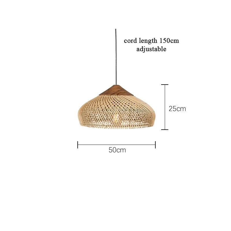 Nest Rattan Pendant Light | Handwoven Wicker Lamp Shade
