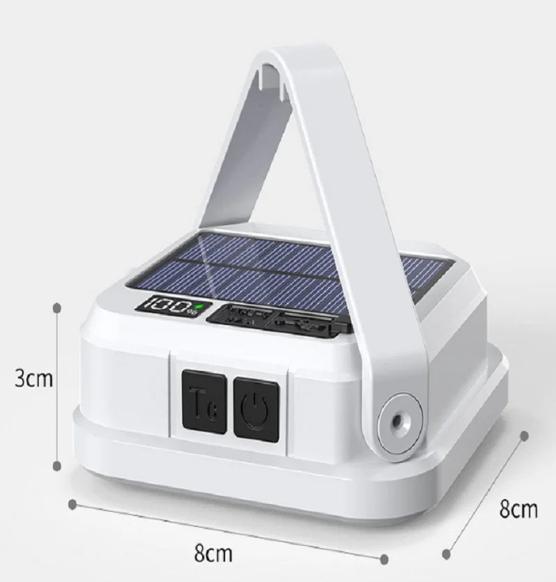 Sunrise Solar Camp Lamp | Rechargeable Hanging Work Light
