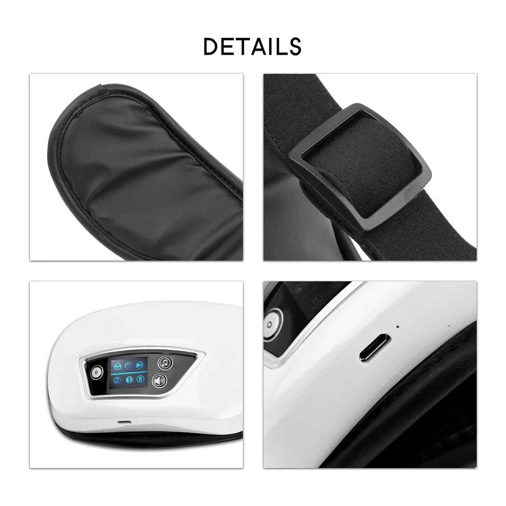 Serene Eye Massager | Heated Airbag Eye Mask with Bluetooth