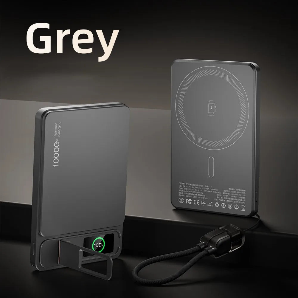 AlloyCharge Magnetic Power Bank | Digital Display, 20W