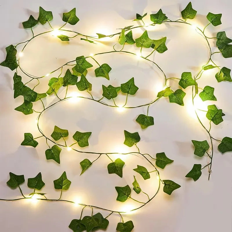 Ivy Trail Fairy Lights | Artificial Vine LED String, 2m