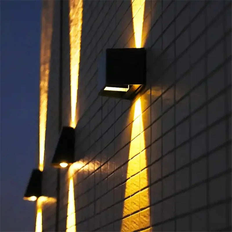 Beam Solar Up & Down Wall Lamp | Adjustable Angle Outdoor Wall Light