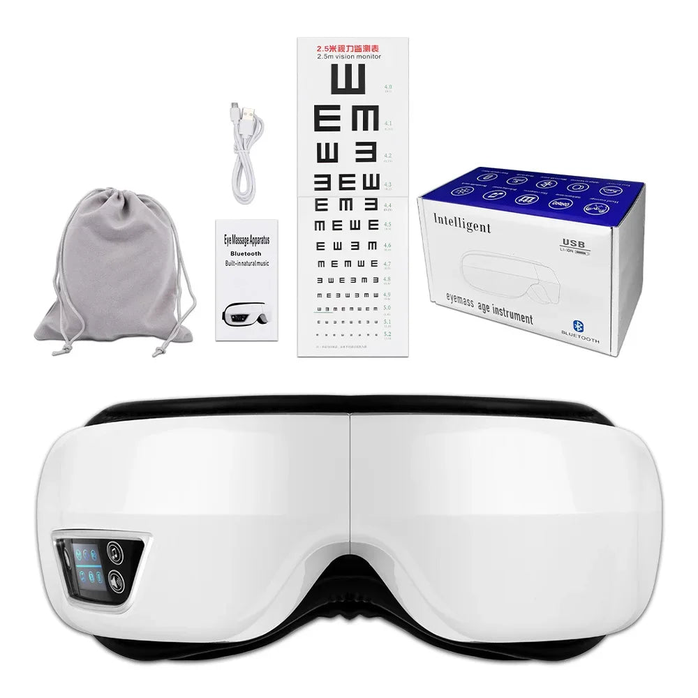 Serene Eye Massager | Heated Airbag Eye Mask with Bluetooth