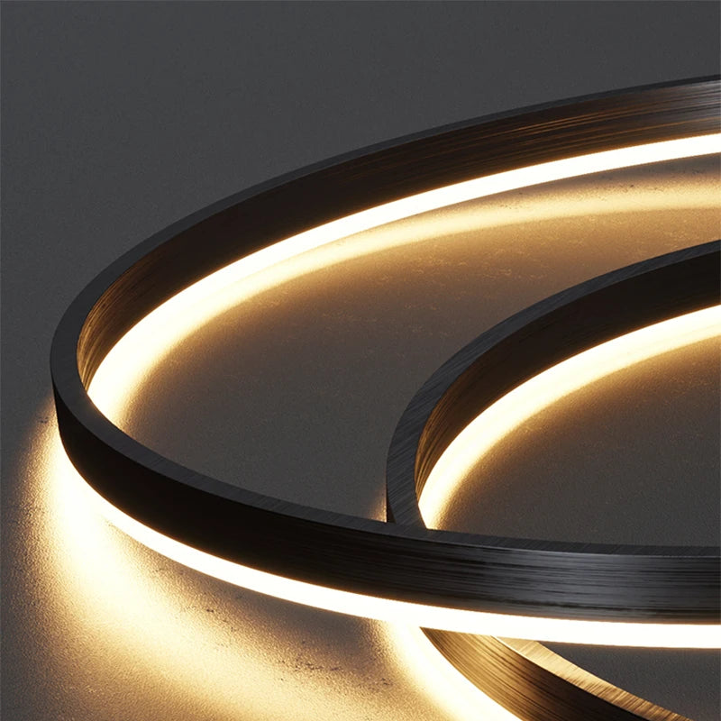 Orbit Ring LED Chandelier | Multi-Ring Modern Pendant Light