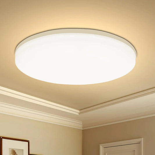 Slim Round LED Ceiling Light — Warm, Neutral or Cool White