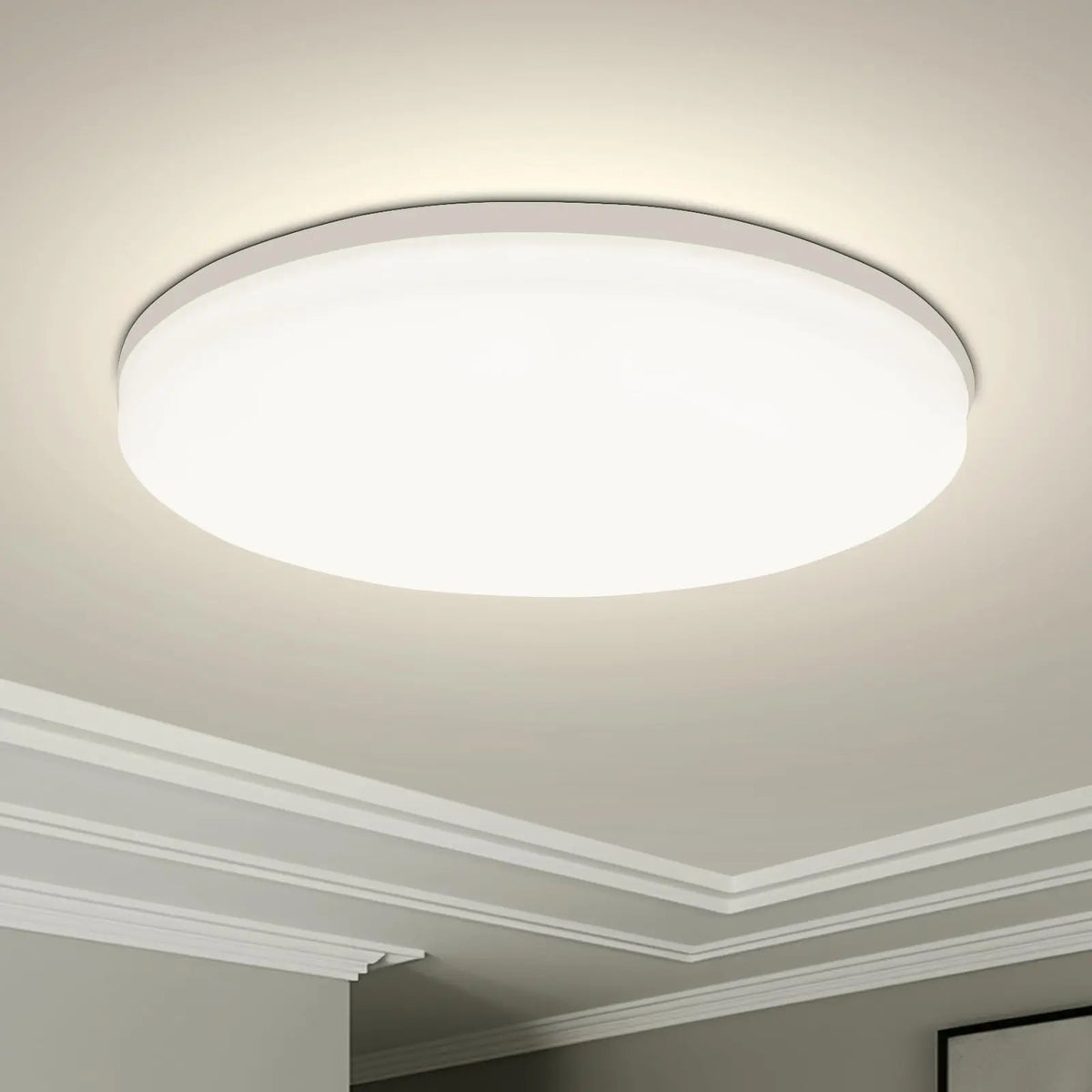 Slim Round LED Ceiling Light — Warm, Neutral or Cool White